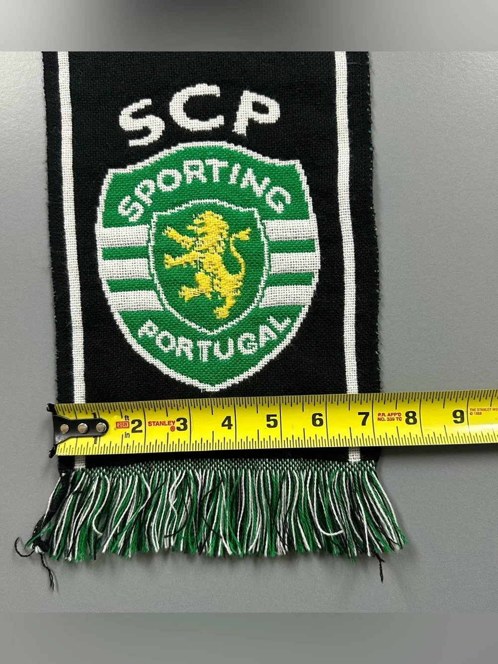 SPORTING Portugal Football Soccer Scarf Official Product Knit Acrylic